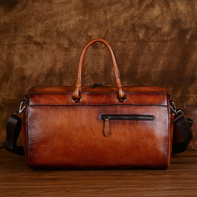 Tasche aus Leder – Retro-Stil