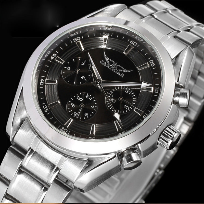 Herren Automatik-Uhr mit Stahlarmband