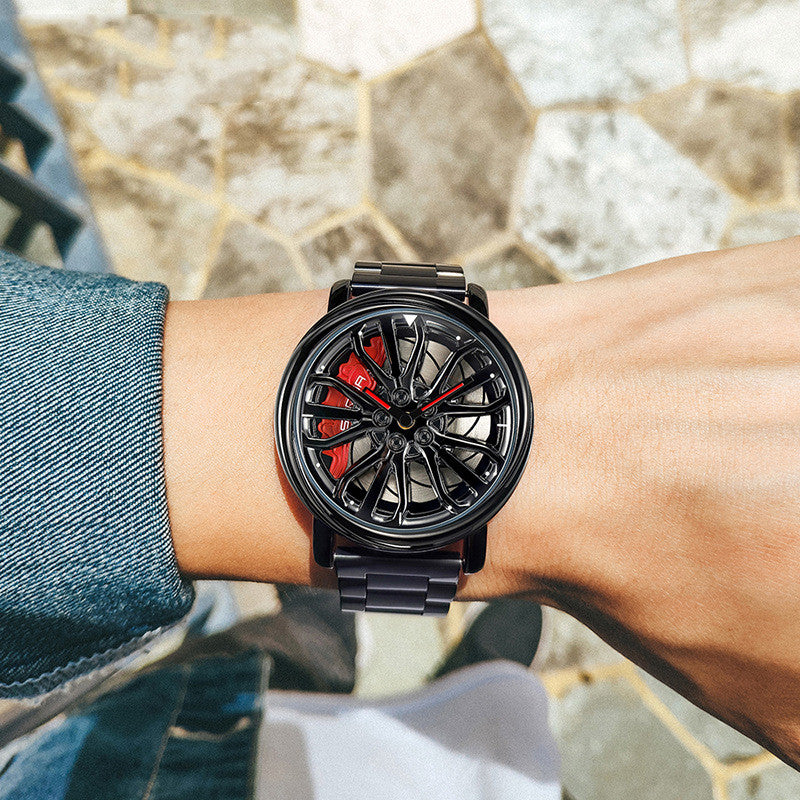 Herrenuhr im Felgen Design