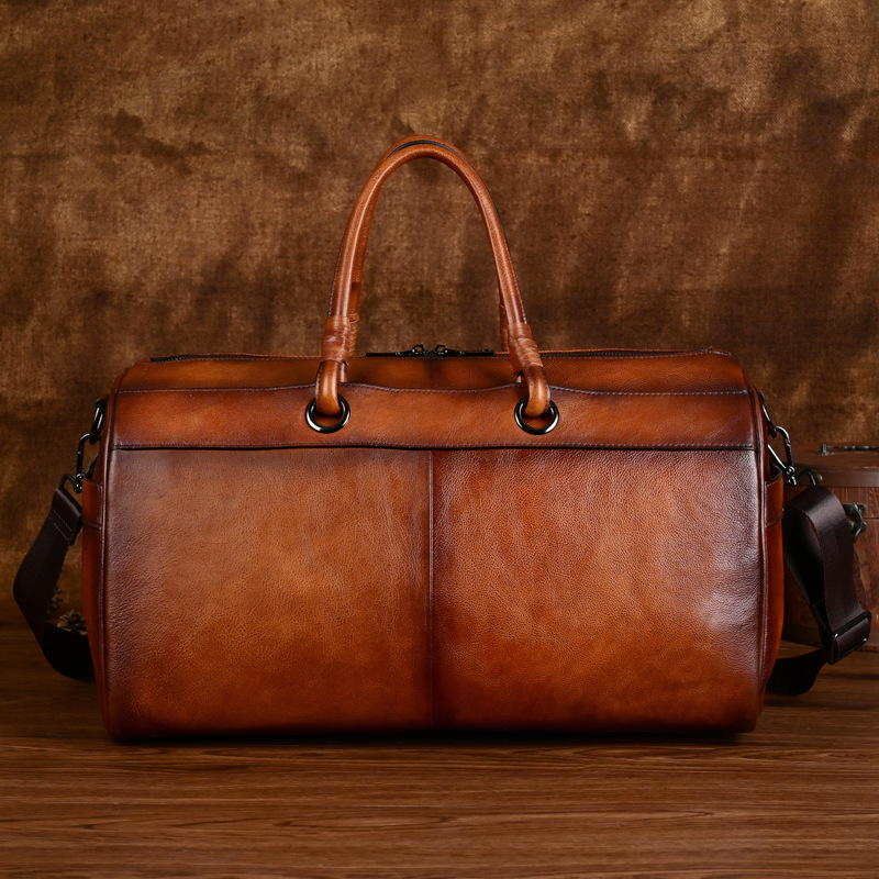 Tasche aus Leder – Retro-Stil