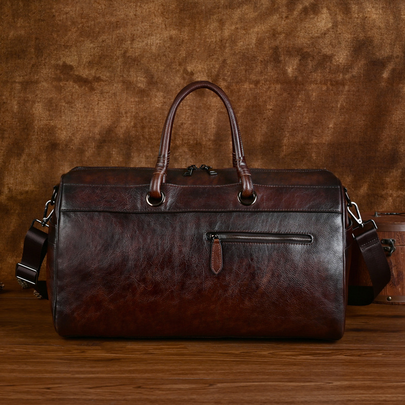 Tasche aus Leder – Retro-Stil