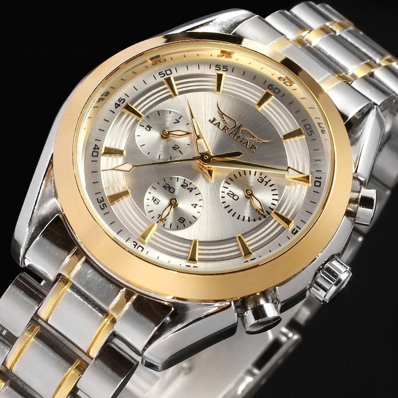 Herren Automatik-Uhr mit Stahlarmband