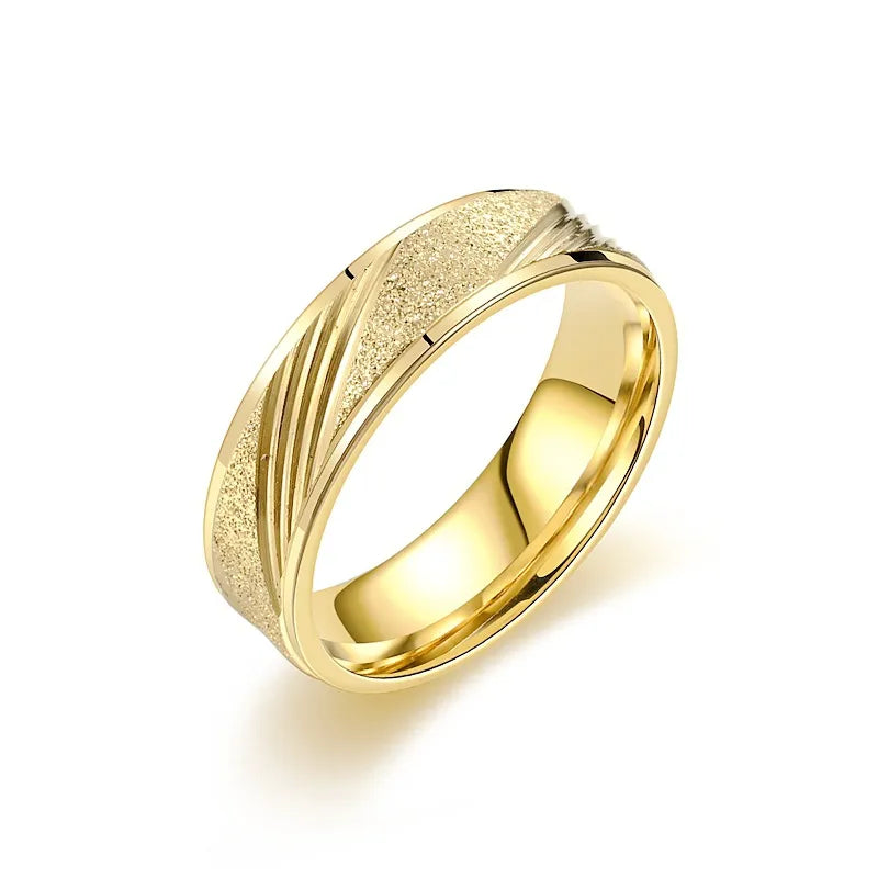Titanstahl-Ring – Koreanischer Stil