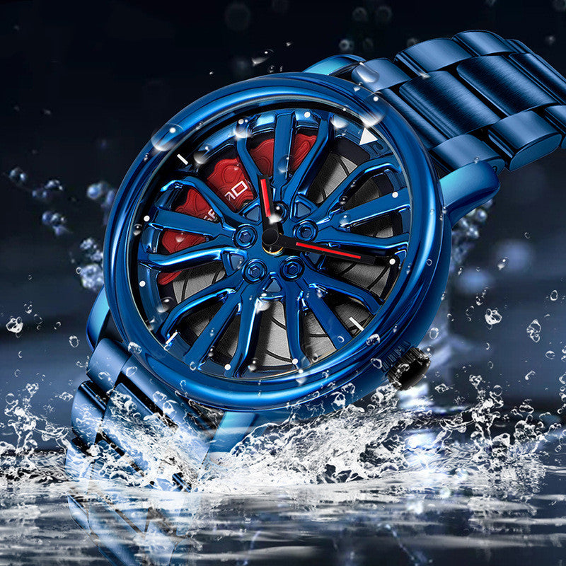 Herrenuhr im Felgen Design