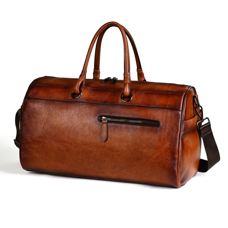 Tasche aus Leder – Retro-Stil