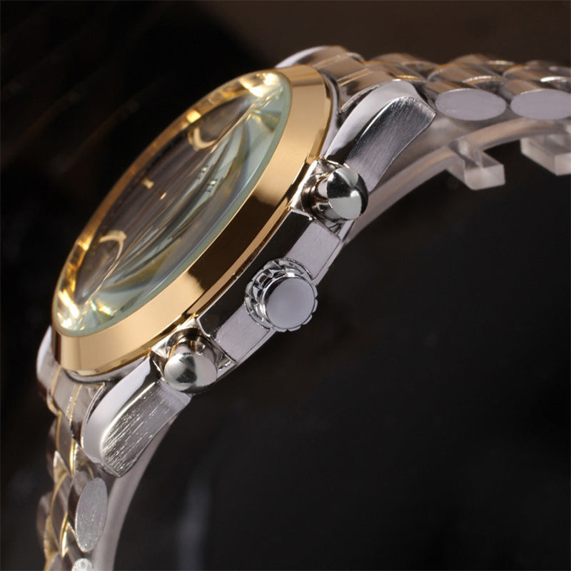 Herren Automatik-Uhr mit Stahlarmband