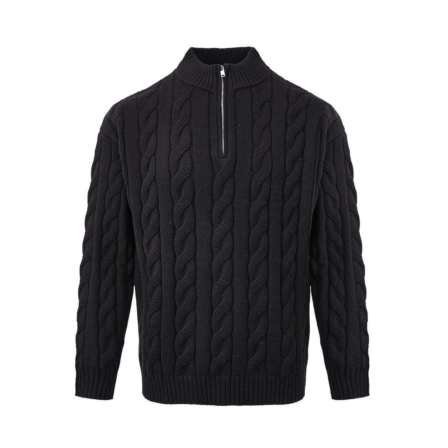 Zip-Pullover im Old-Money Stil