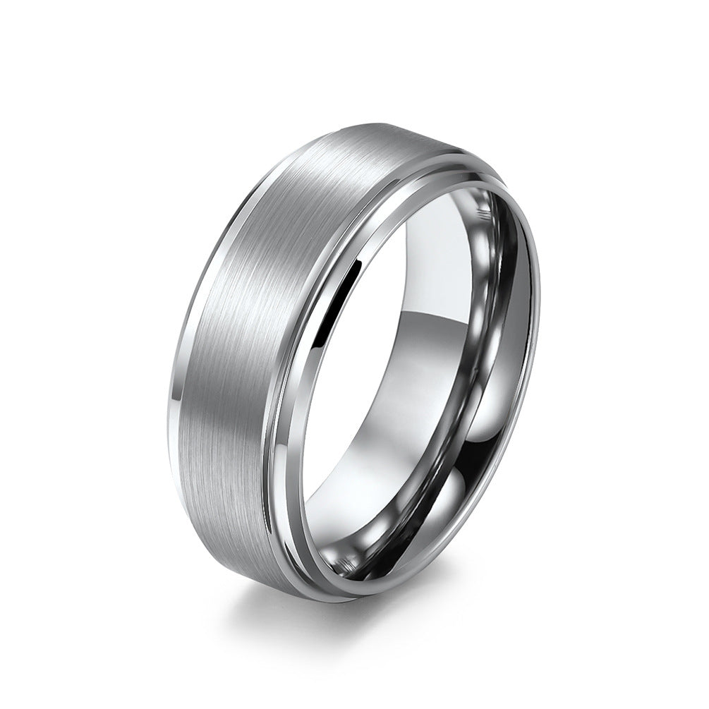 Schlichter Wolframring matt