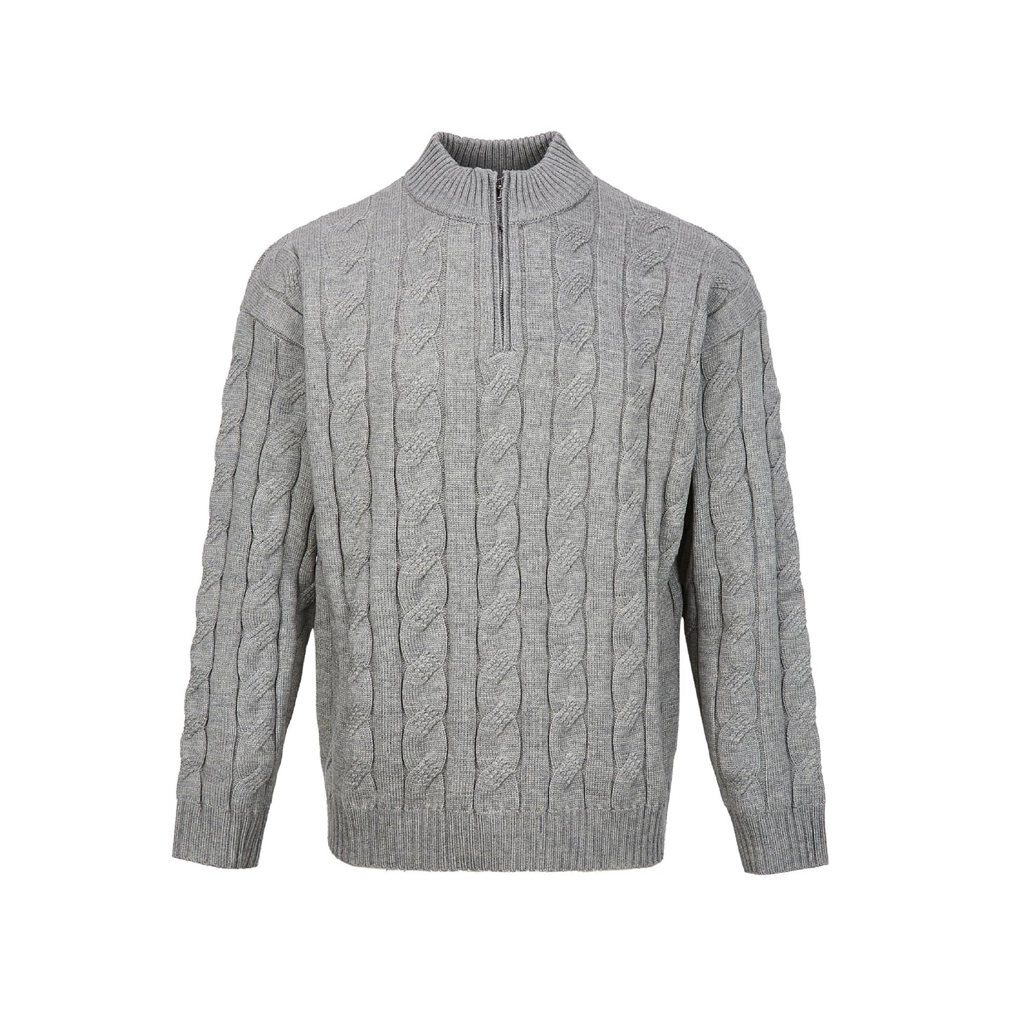Zip-Pullover im Old-Money Stil