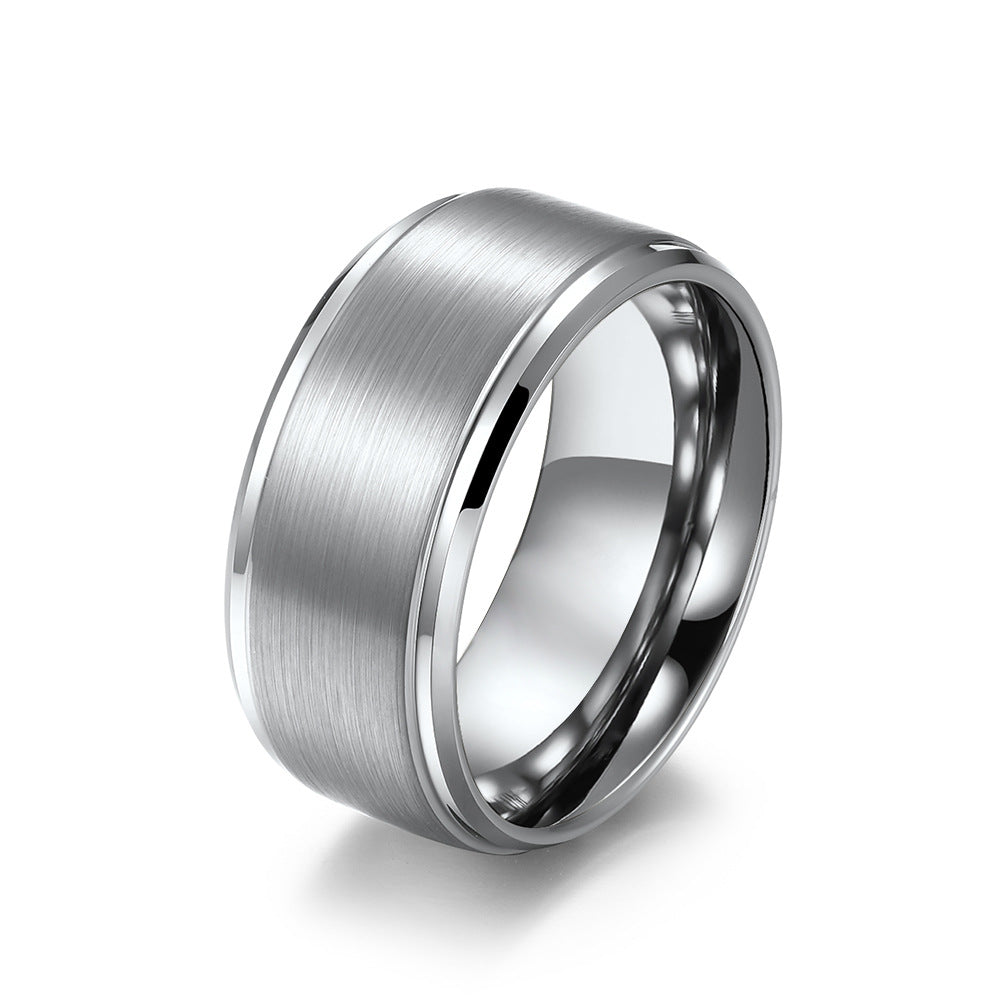 Schlichter Wolframring matt