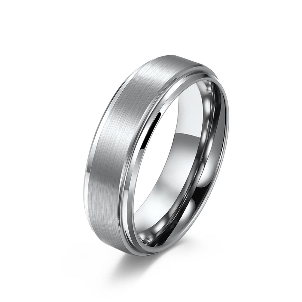 Schlichter Wolframring matt