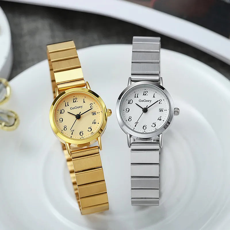 Damen Armbanduhr mit Stahlarmband