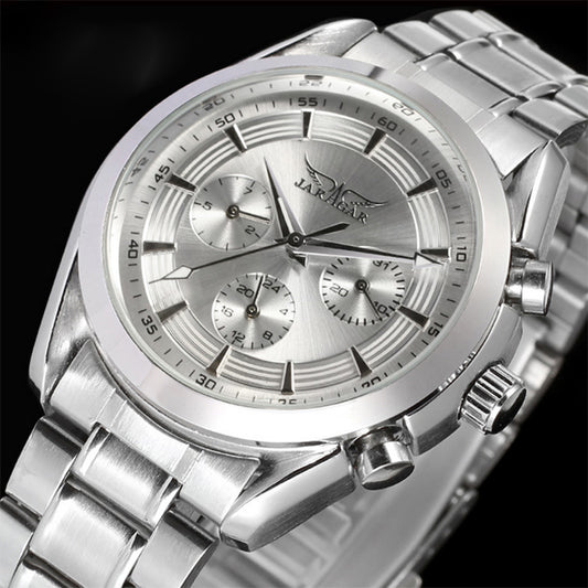 Herren Automatik-Uhr mit Stahlarmband