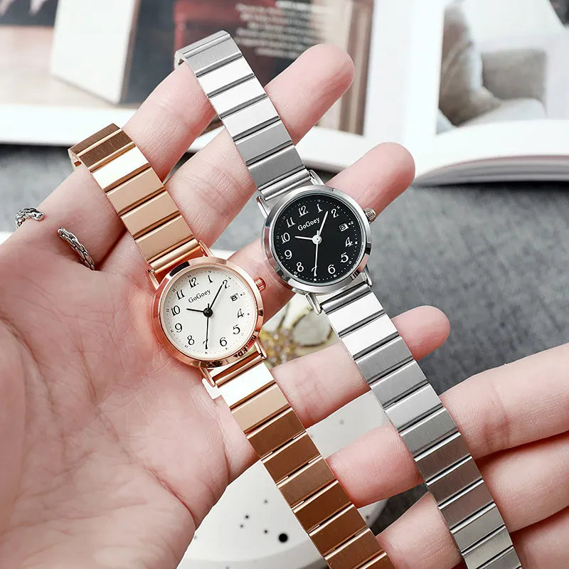 Damen Armbanduhr mit Stahlarmband