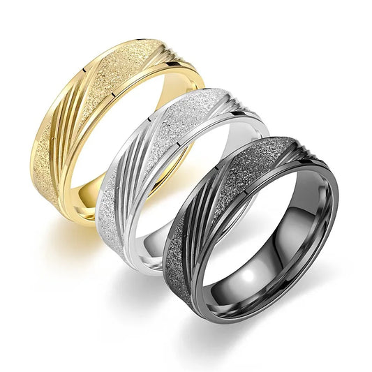 Titanstahl-Ring – Koreanischer Stil