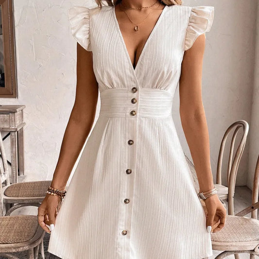 Damenkleid im Old-Money-Stil